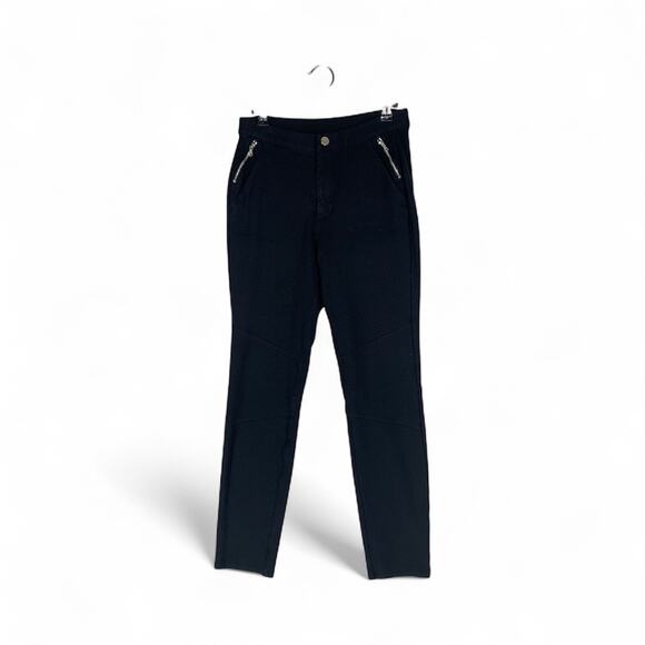 G/Fore Women Pants 4 Black Golf Skinny Stretch Casual Active Zipper 27 - Picture 1 of 9